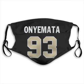 David Onyemata Name & Number Black Face Mask