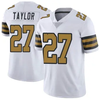 Men's Alontae Taylor White Limited Color Rush Football Jersey