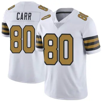 Men's Austin Carr White Limited Color Rush Football Jersey
