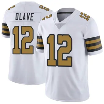 Men's Chris Olave White Limited Color Rush Football Jersey