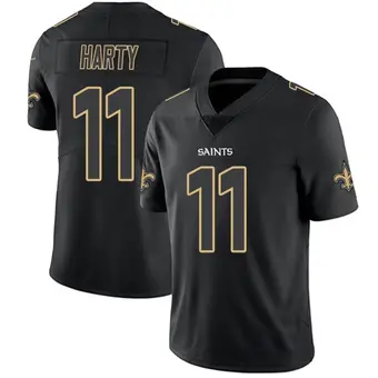 Men's Deonte Harty Black Impact Limited Football Jersey