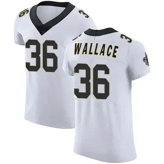 Men's Deuce Wallace White Elite Vapor Untouchable Football Jersey