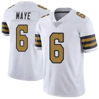Men's Marcus Maye White Limited Color Rush Football Jersey
