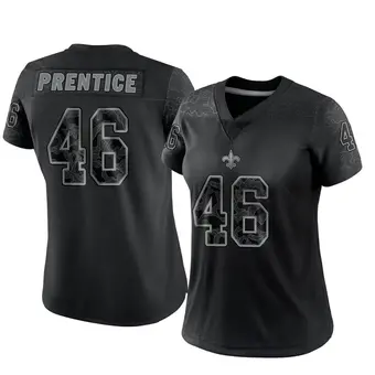 Women's Adam Prentice Black Limited Reflective Football Jersey