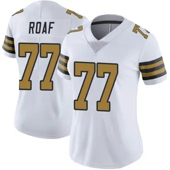 Women's Willie Roaf White Limited Color Rush Football Jersey