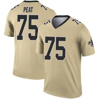 Youth Andrus Peat Gold Legend Inverted Football Jersey