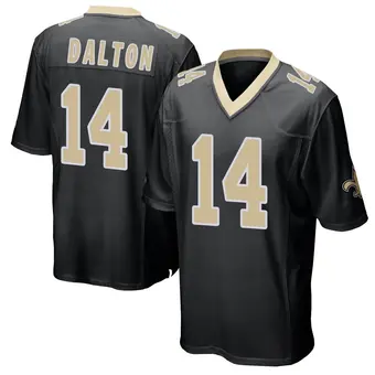 Youth Andy Dalton Black Game Team Color Football Jersey