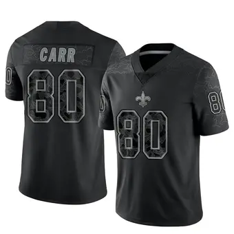Youth Austin Carr Black Limited Reflective Football Jersey