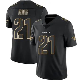 Youth Bradley Roby Black Impact Limited Football Jersey