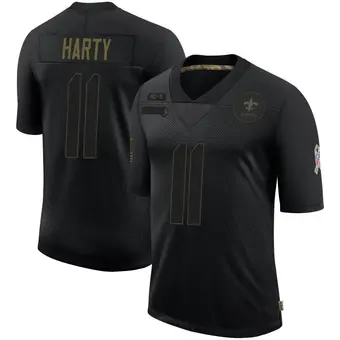Youth Deonte Harty Black Limited 2020 Salute To Service Football Jersey