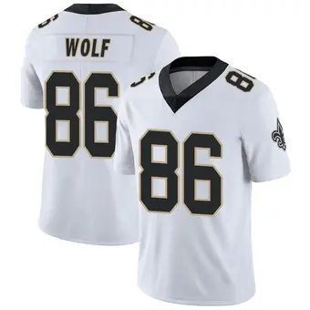 Youth Ethan Wolf White Limited Vapor Untouchable Football Jersey