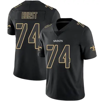 Youth James Hurst Black Impact Limited Football Jersey