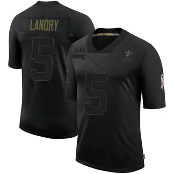 Youth Jarvis Landry Black Limited 2020 Salute To Service Football Jersey