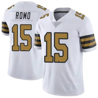 Youth John Parker Romo White Limited Color Rush Football Jersey
