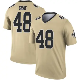 Youth J.T. Gray Gold Legend Inverted Football Jersey