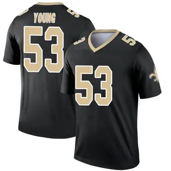 Youth Kenny Young Black Legend Football Jersey
