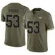 Youth Kenny Young Olive Limited 2022 Salute To Service Football Jersey