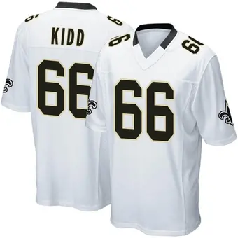 Youth Lewis Kidd White Game Football Jersey