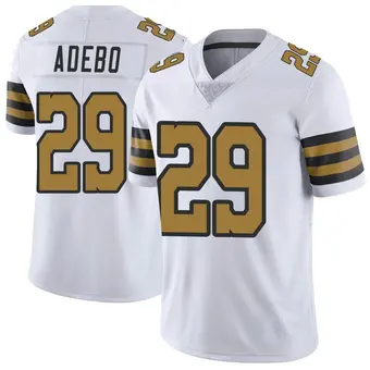 Youth Paulson Adebo White Limited Color Rush Football Jersey