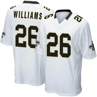 Youth P.J. Williams White Game Football Jersey