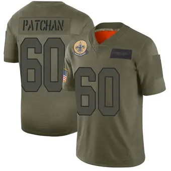 Youth Scott Patchan Camo Limited 2019 Salute to Service Football Jersey