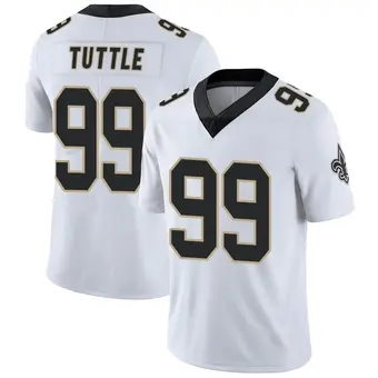 Youth Shy Tuttle White Limited Vapor Untouchable Football Jersey