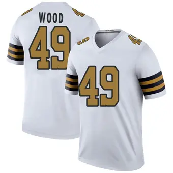 Youth Zach Wood White Legend Color Rush Football Jersey